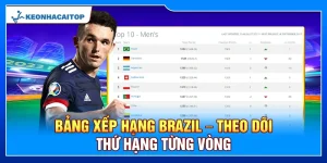 Bảng Xếp Hạng Brazil – Theo Dõi Thứ Hạng Từng Vòng